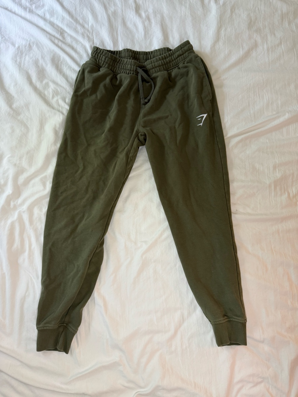 Men's Gymshark Olive Green Jogger Sweatpants Pants